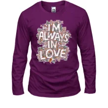 Лонгслив i`m always in love